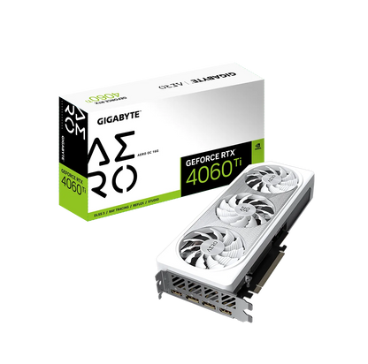 Tarjeta de video Gigabyte GeForce RTX 4060 Ti AERO OC 16GB GDDR6