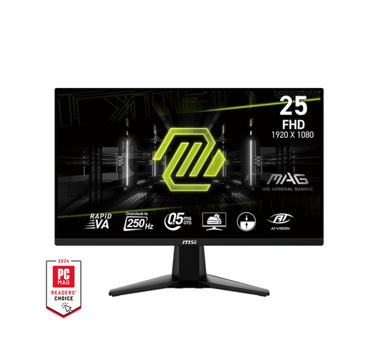 MONITOR MSI MAG 255XFV 25″ RAPID VA FHD 250HZ(OC) 0.5MS