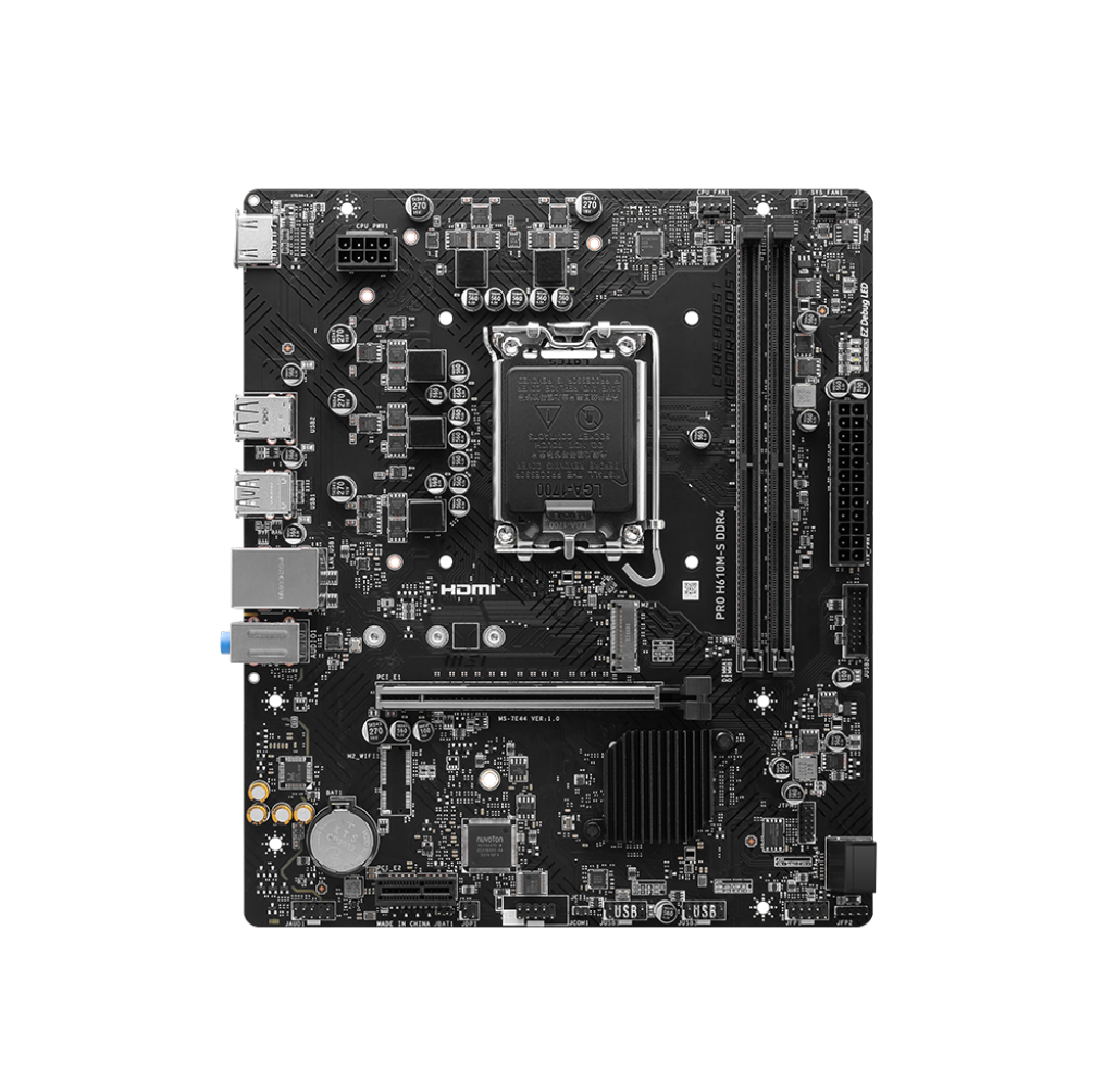 Motherboard MSI PRO H610M-S DDR4