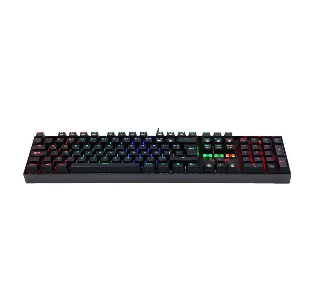 TECLADO MECANICO REDRAGON K551RGB MITRA black, Spanish