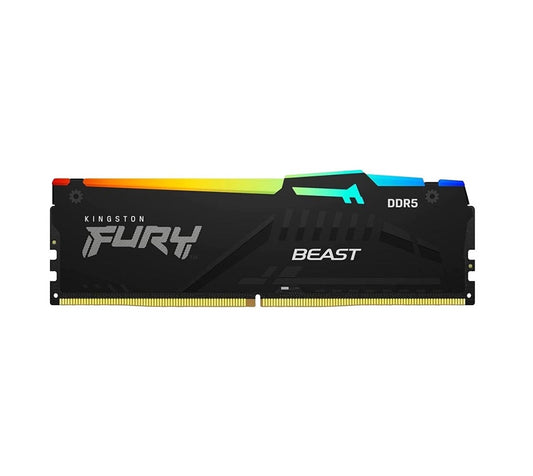 Memoria Ram Kingston FURY Beast RGB 16GB DDR5-5200 MHz