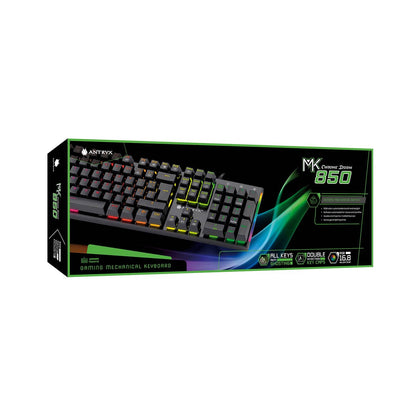 TECLADO ANTRYX MK850 RGB MECANICO SWITCH RED