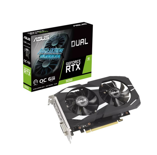 Tarjeta de video ASUS Dual GeForce RTX 3050 OC Edition 6GB GDDR6, PCI-E 4.0