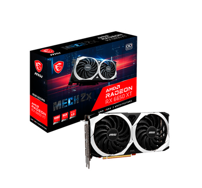 Tarjeta de video MSI Radeon RX 6650 XT MECH 2X 8G OC