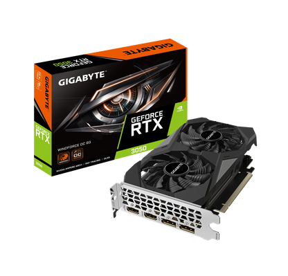 Tarjeta de video Gigabyte GeForce RTX 3050 WINDFORCE OC 6G, 6GB GDDR6