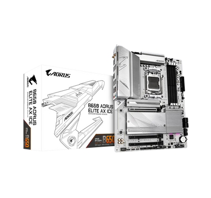 MOTHERBOARD GIGABYTE B650 AORUS ELITE AX ICE