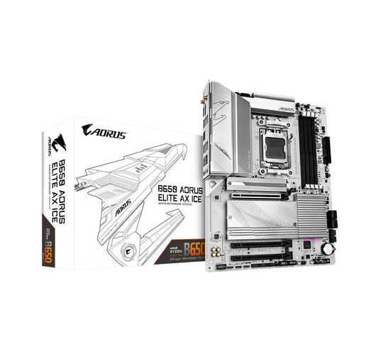 MOTHERBOARD GIGABYTE B650 AORUS ELITE AX ICE