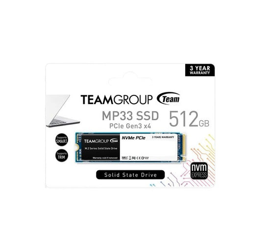 SSD TEAMGROUP MP33 M.2 PCIe SSD, 512GB