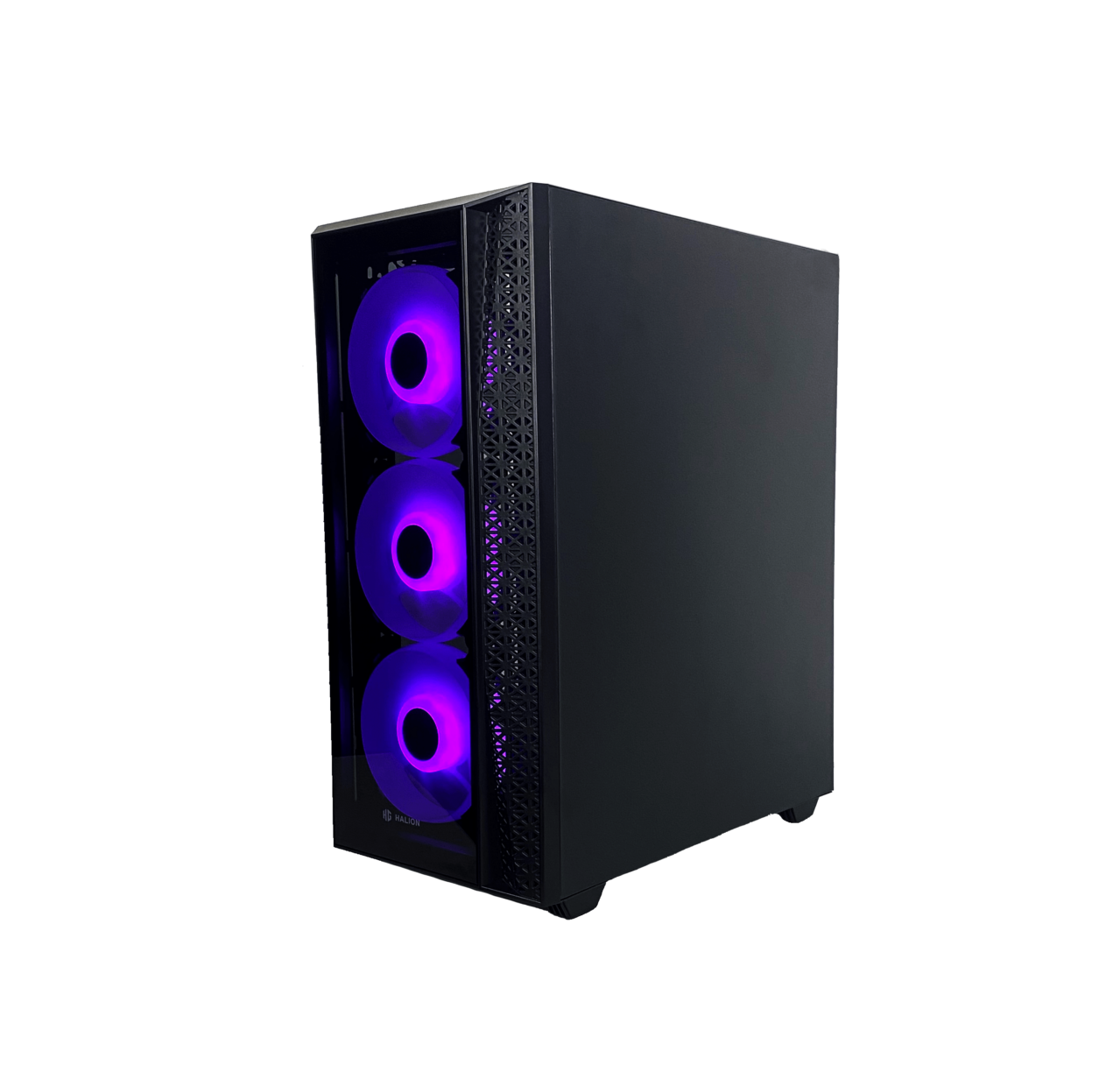 CASE GAMER HALION TORNADO E06 NEGRO 4 FAN RGB C/FUENTE REAL 600W