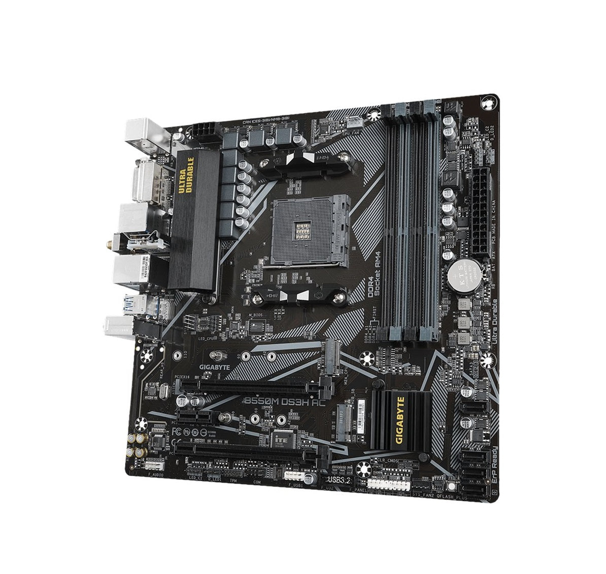 Motherboard Gigabyte B550M DS3H AC, AM4