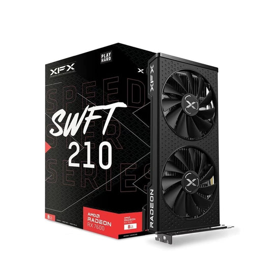 TARJETA DE VIDEO XFX Speedster SWFT 210 AMD Radeon™ RX 7600 XT 16GB GDDR6