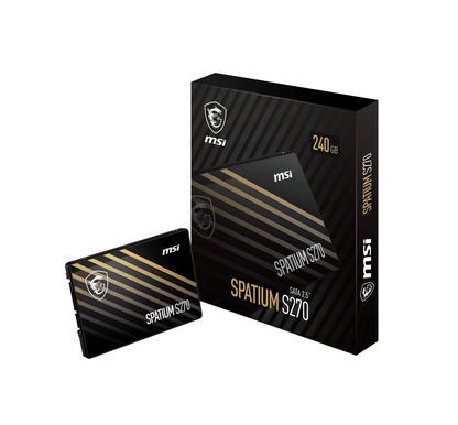 SSD MSI SPATIUM S270 SATA 2.5" 240GB, SATA III 6.0 Gbps