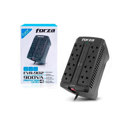 ESTABILIZADOR FORZA FVR-902 900VA/450W 220VA 8 TOMAS