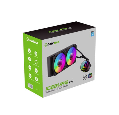 REFRIGERACION LIQUIDA GAMEMAX ICEBURG 240 RGB