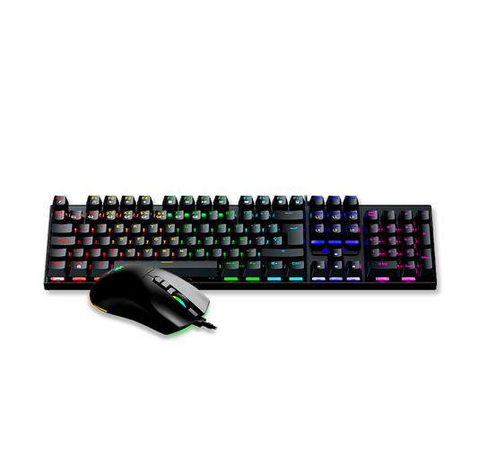 Kit Antryx GC-3100 Teclado mecanico + Mouse RGB BLACK