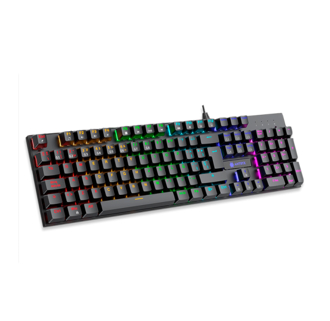 Kit Antryx GC-3100 Teclado mecanico + Mouse RGB BLACK