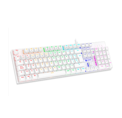 Kit Antryx GC-3100 Teclado mecanico + Mouse RGB WHITE