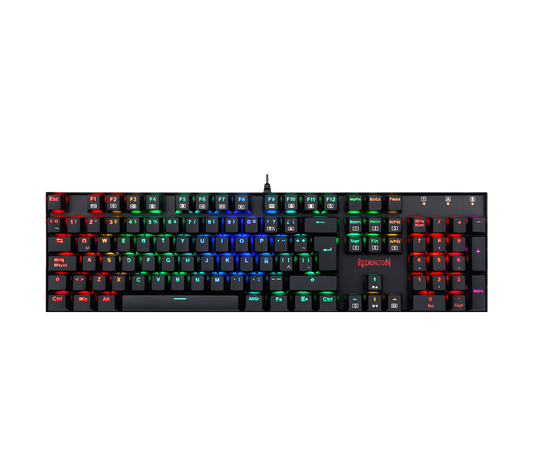 TECLADO MECANICO REDRAGON K551RGB MITRA black, Spanish