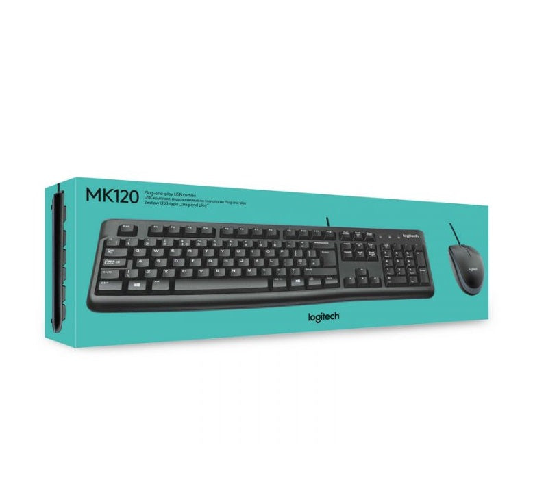 Kit Teclado + Mouse Logitech MK120