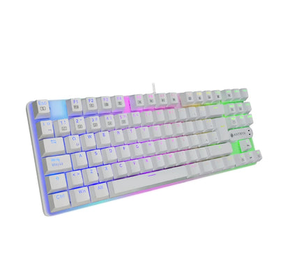 Teclado mecanico Antryx MK830 WHITE TKL SWITCH RED