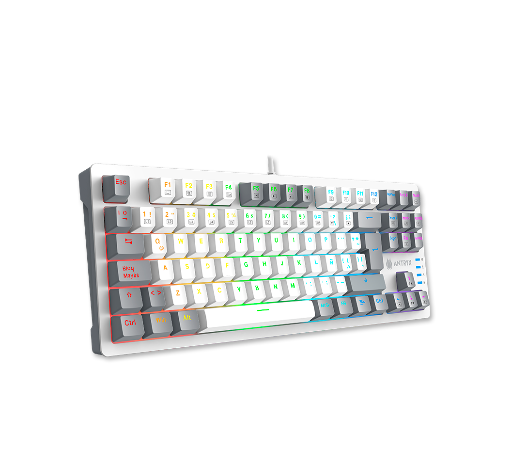 TECLADO MECANICO ANTRYX MK840L WHITE