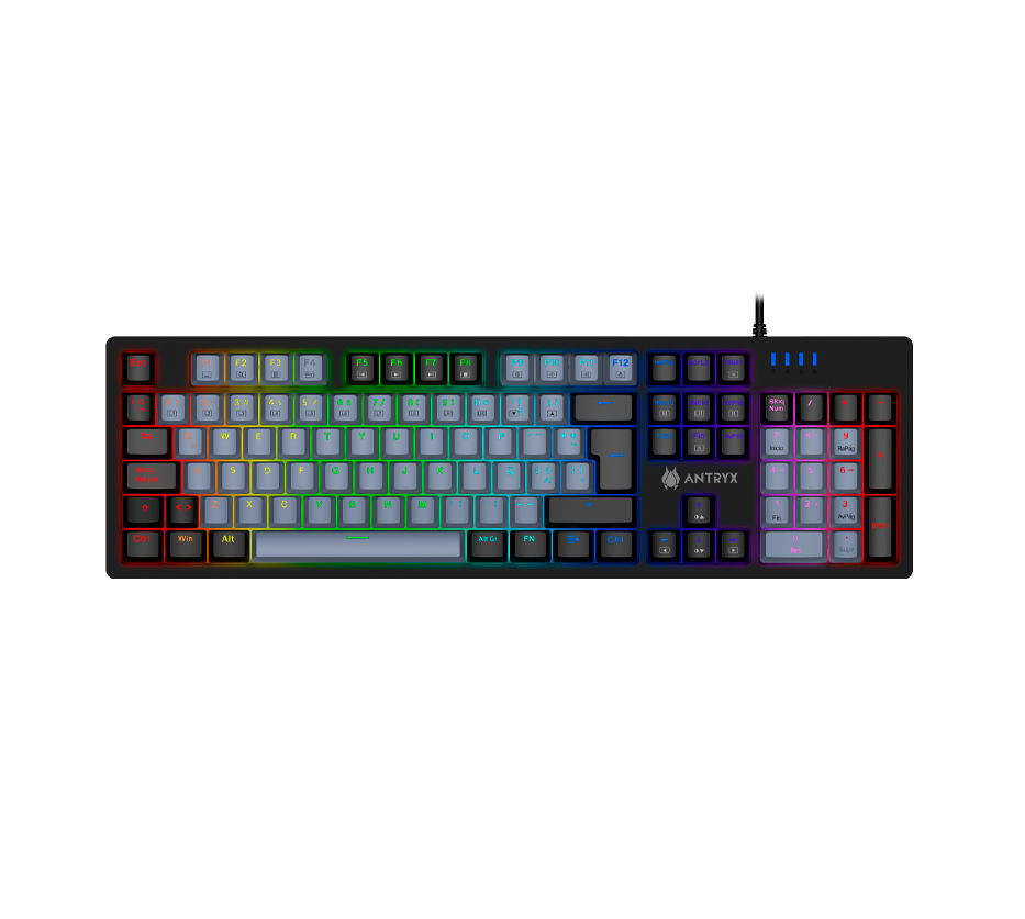 TECLADO MECANICO ANTRYX MK860L BLACK