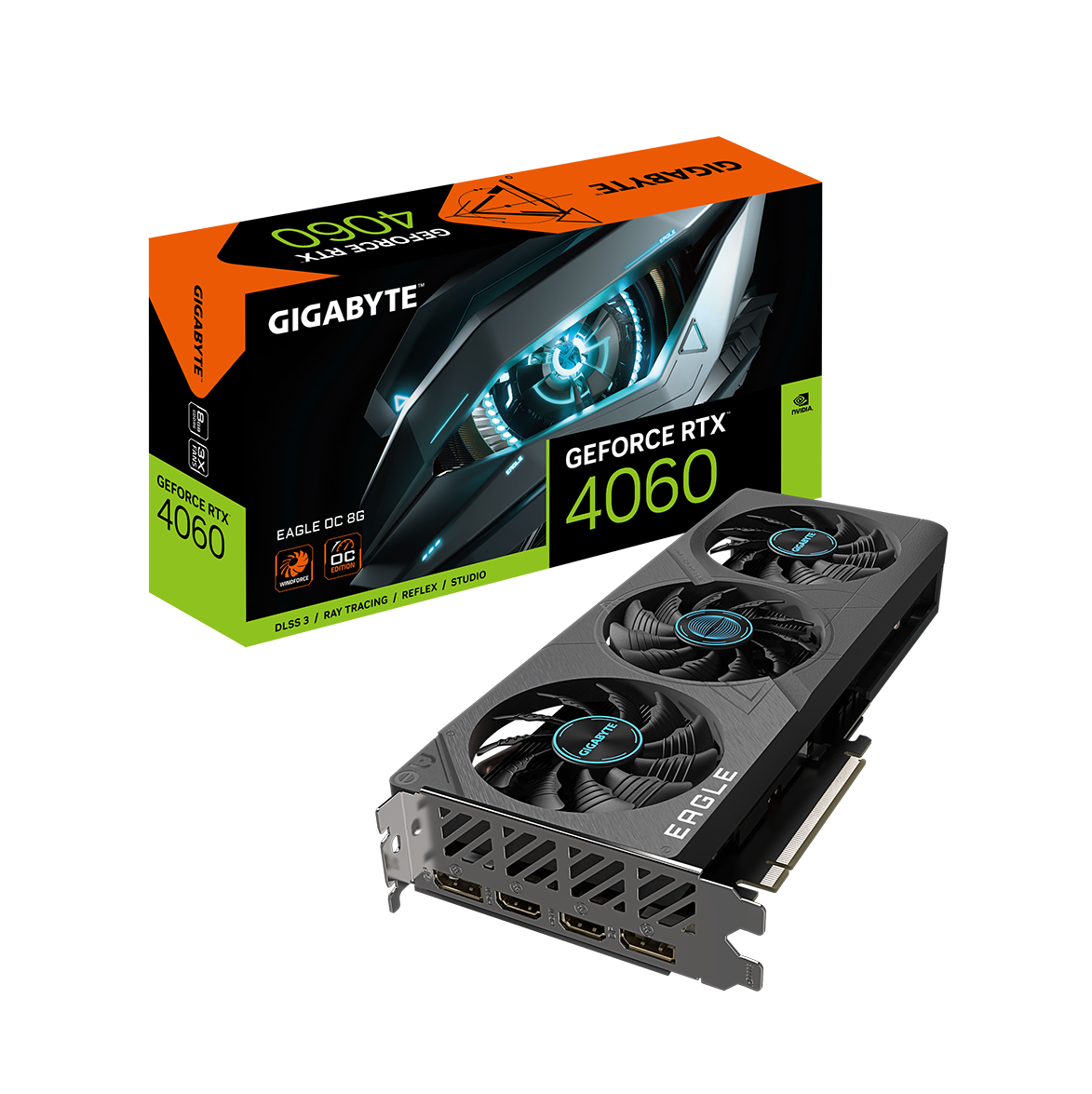 Tarjeta de video Gigabyte EAGLE OC GeForce RTX 4060 8GB GDDR6