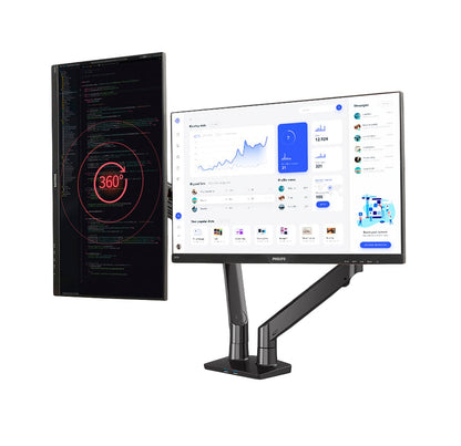 Brazo soporte TEROS TE-7114 para 2 monitores de 22" a 32"