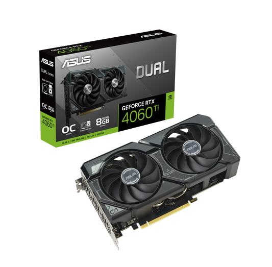 Tarjeta de video ASUS Dual GeForce RTX 4060 Ti OC Edition 8GB GDDR6