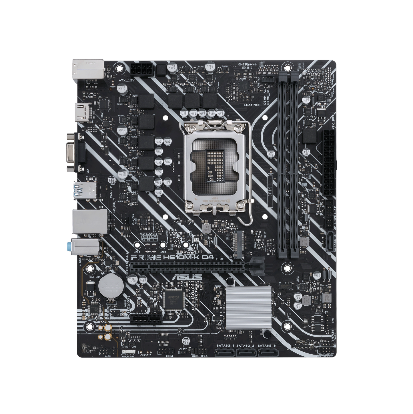 Motherboard ASUS PRIME H610M-K D4, LGA1700