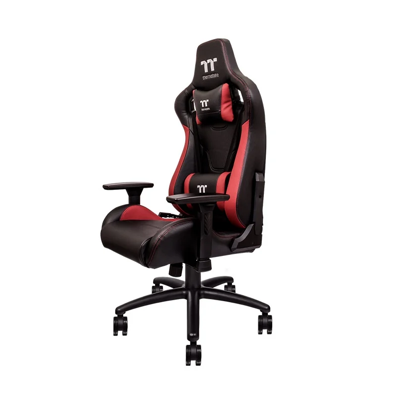 Silla Gamer Thermaltake U FIT Negro/Rojo Cuero PVC