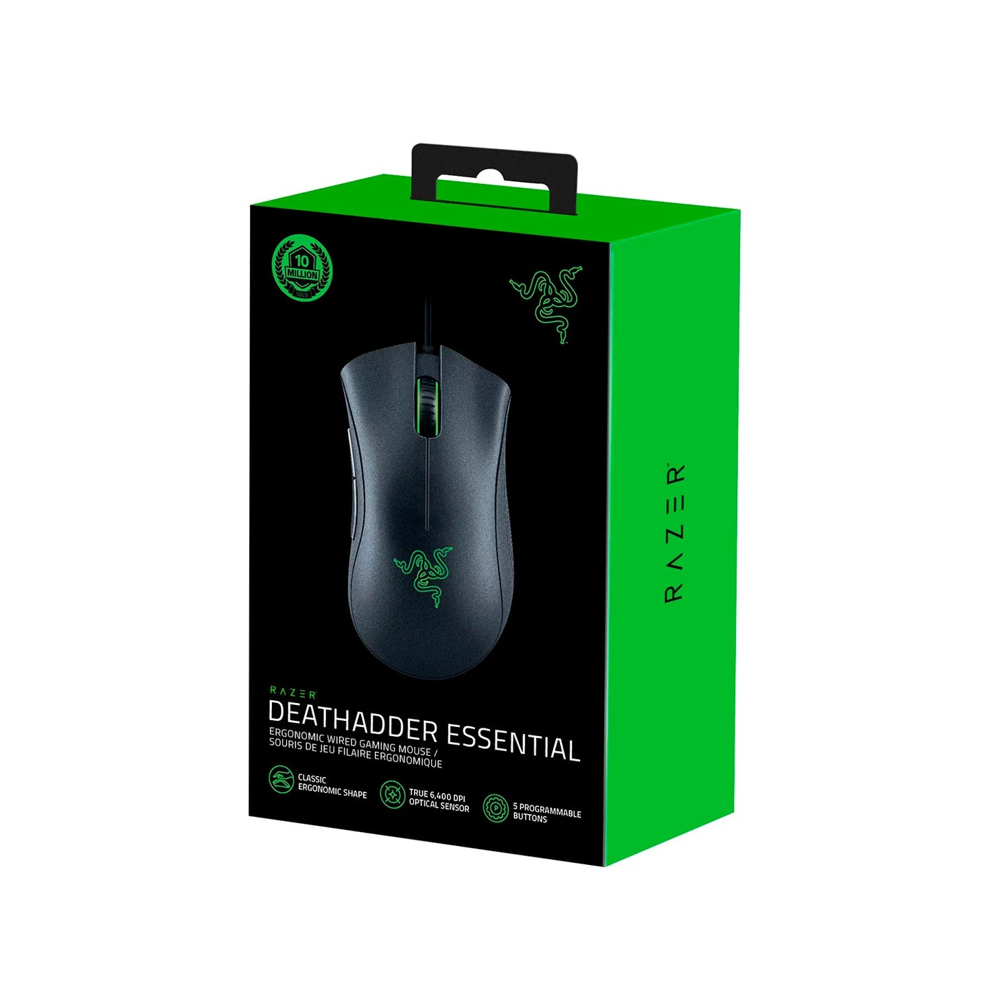 MOUSE RAZER DEATHADDER ESSENTIAL BLACK 6400DPI