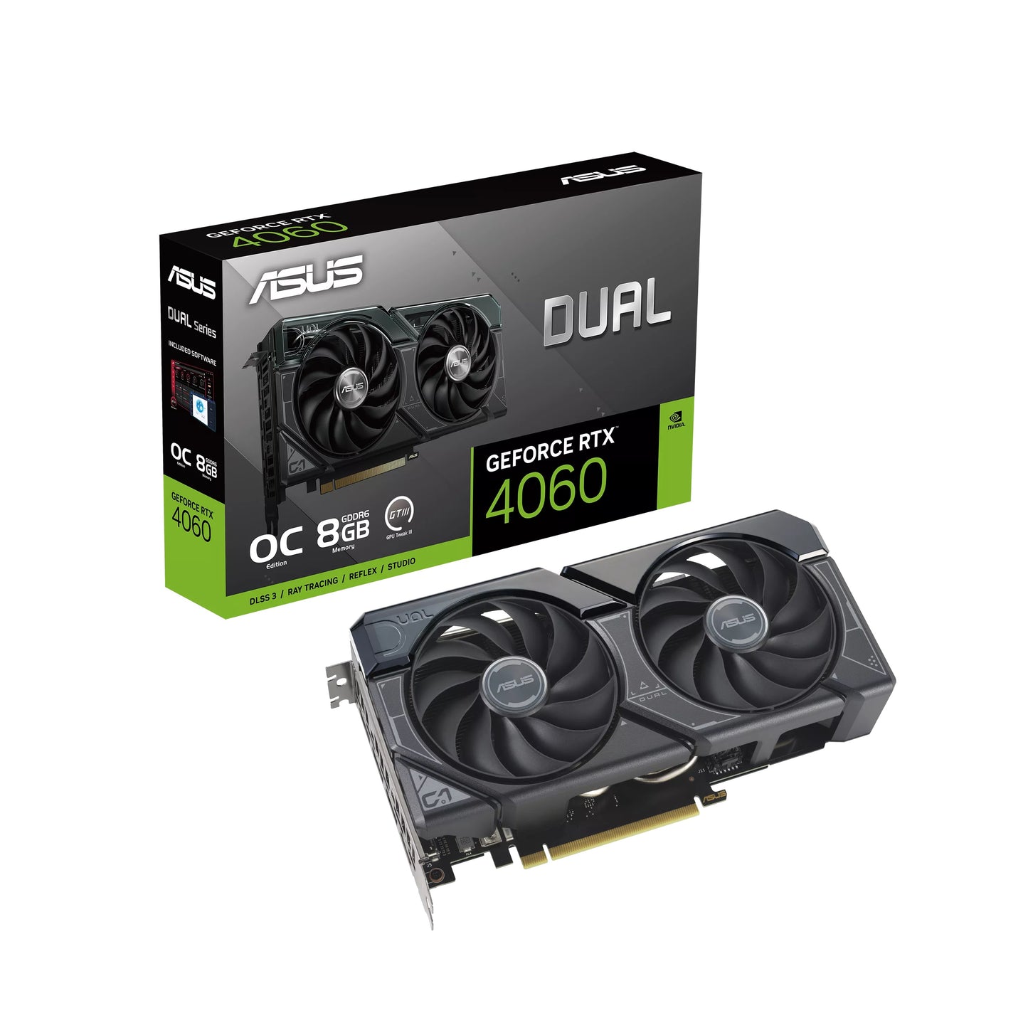 Tarjeta de video ASUS Dual GeForce RTX4060 8GB GDDR6