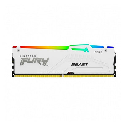 Memoria Ram Kingston FURY Beast White RGB 16GB DDR5-5200 MHz