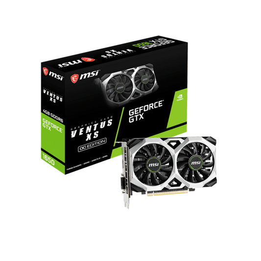 Tarjeta de video MSI Ventus XS Nvidia GTX 1650 4GB