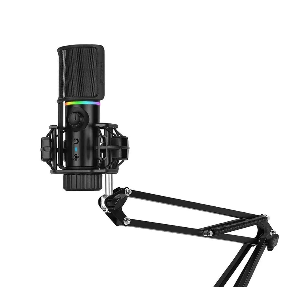 MICROFONO Streamplify MIC-48-RGB-MA-BK Soporte de Brazo