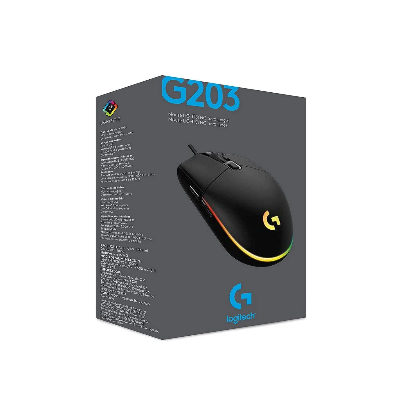 Mouse Logitech G203 Black