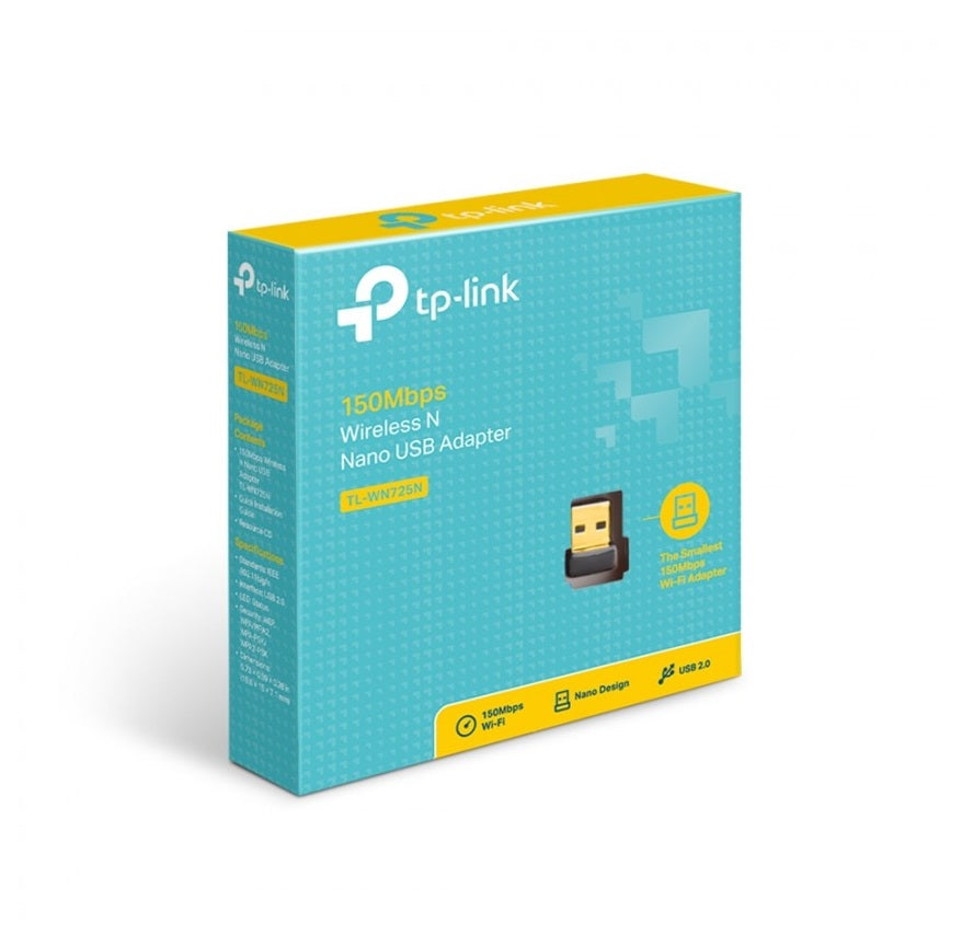 ADAPTADOR WIFI TP-LINK TL-WN725N NANO USB