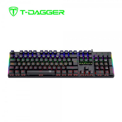 TECLADO MECANICO T-DAGGER T-TGK310-RD-SP NAXOS BLACK