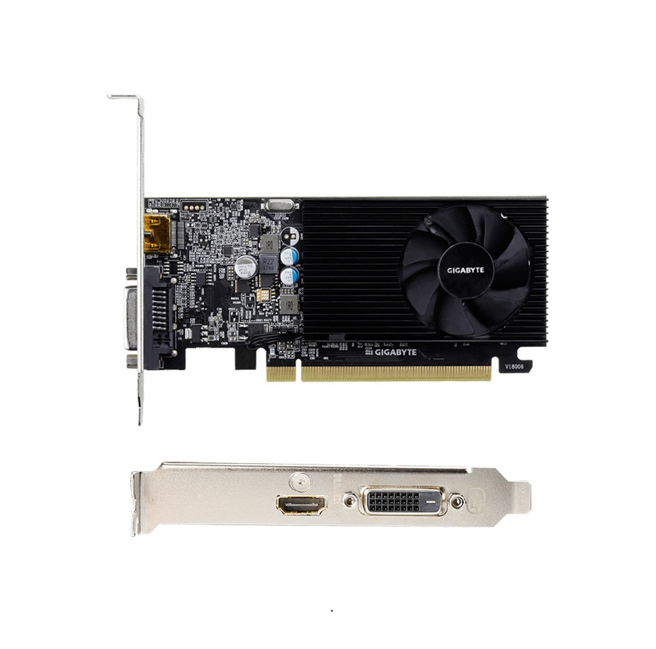 Tarjeta de video Gigabyte D4 GT 1030 2GB DDR4, Low ProFile