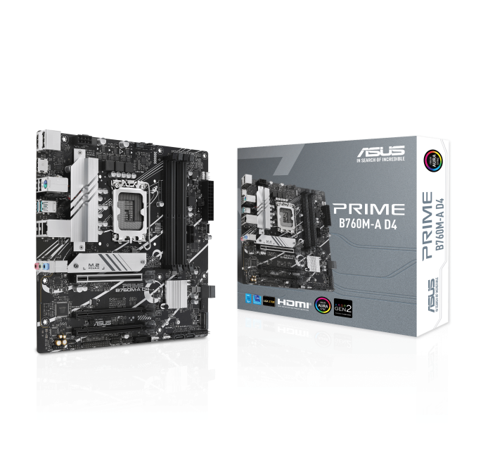 Motherboard ASUS PRIME B760M-A Chipset Intel B760, LGA1700