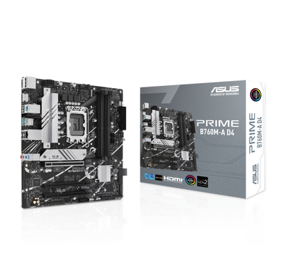 Motherboard ASUS PRIME B760M-A Chipset Intel B760, LGA1700